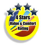 4 Stars Value & Comfort Rating